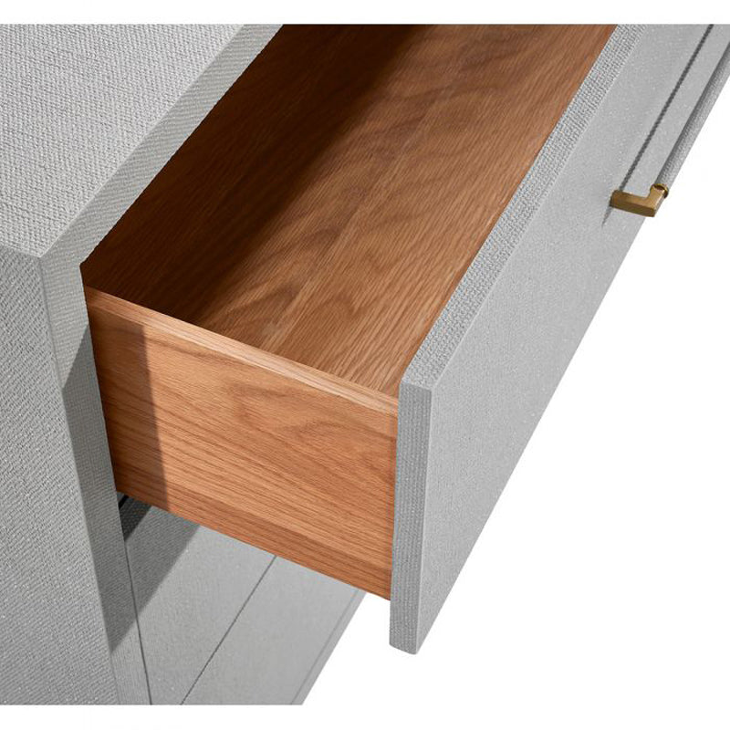 Taylor 6 Drawer Chest - Light Grey