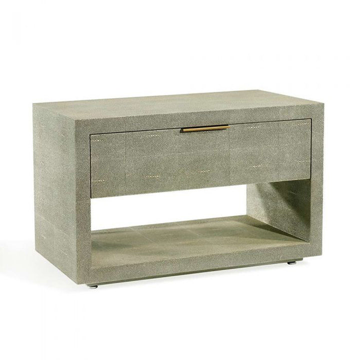 Montaigne Bedside Chest - Shagreen