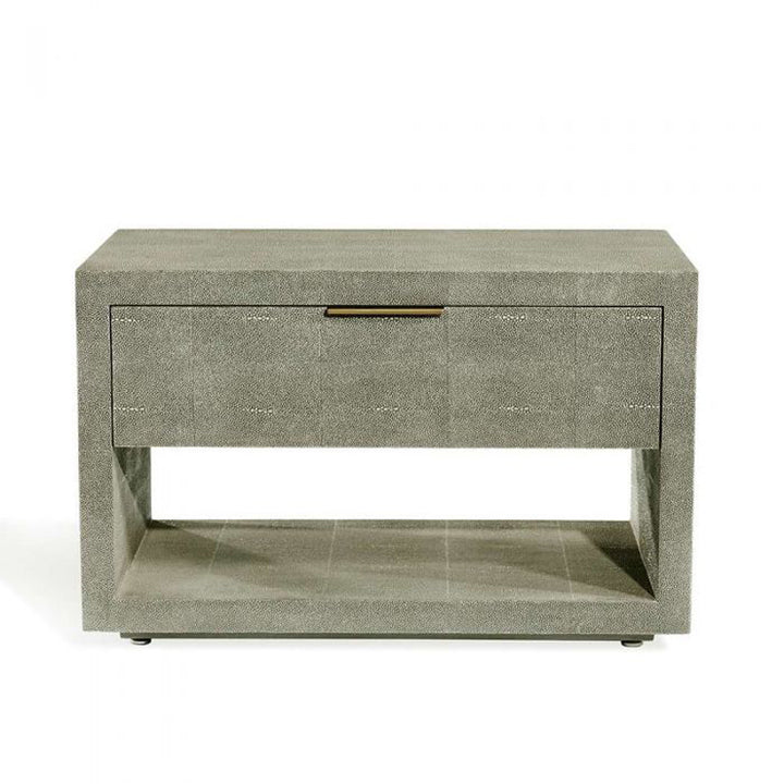 Montaigne Bedside Chest - Shagreen
