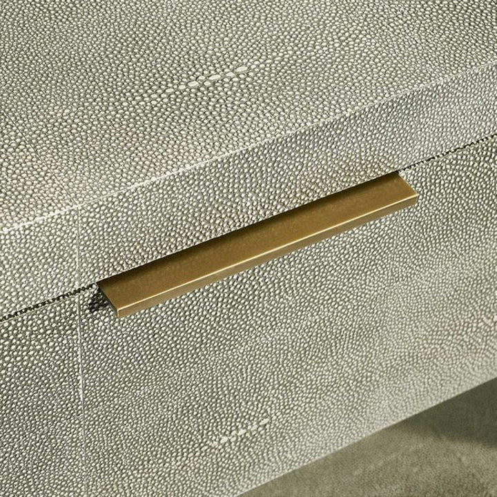 Montaigne Bedside Chest - Shagreen