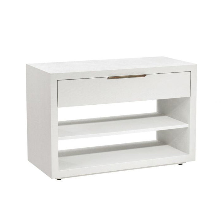 Montaigne Large Bedside Chest - White