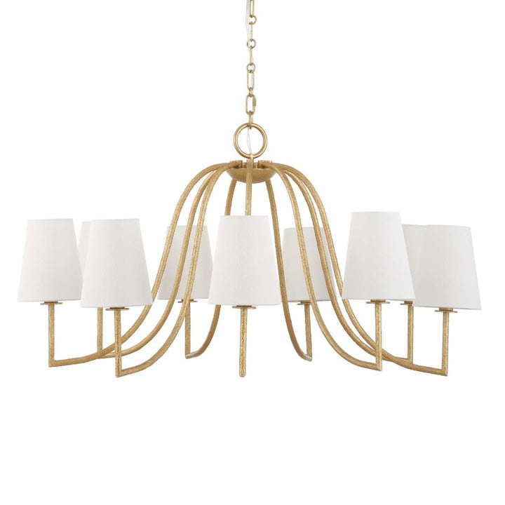 Seville - 9 Light Chandelier - Gold