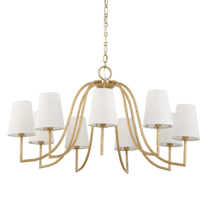 Seville - 9 Light Chandelier - Gold