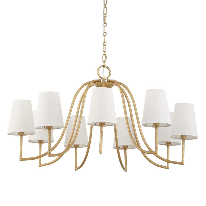 Seville - 9 Light Chandelier - Gold