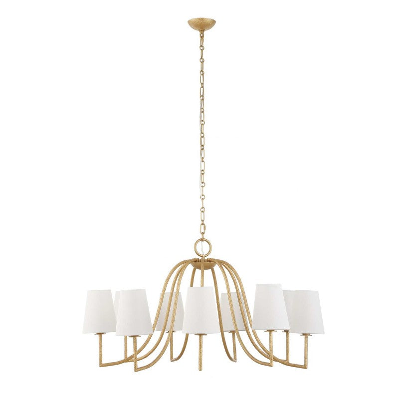 Seville - 9 Light Chandelier - Gold