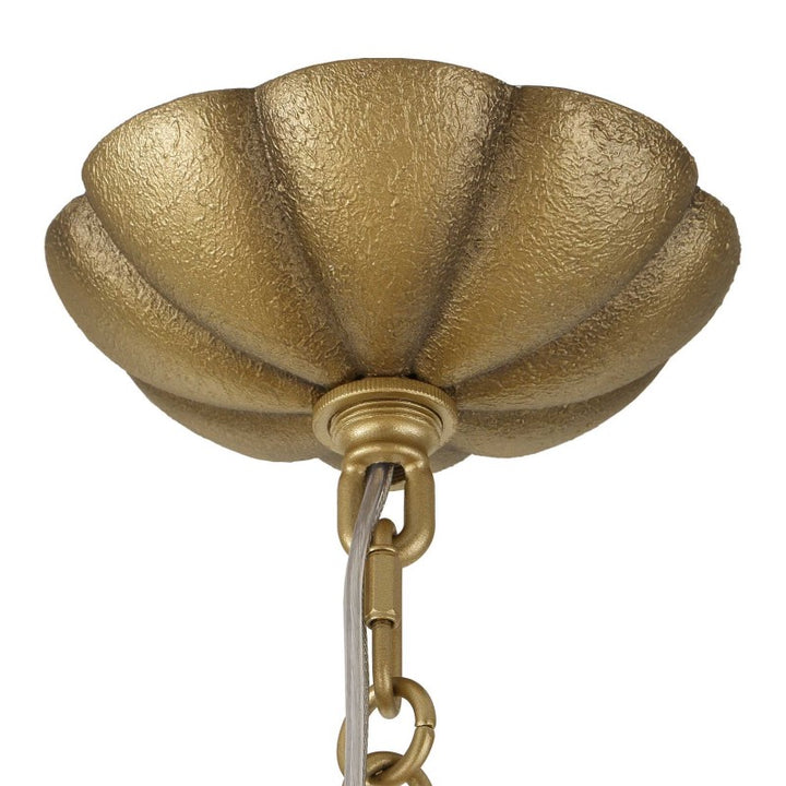 Corella - 8 Light Chandelier - Gold