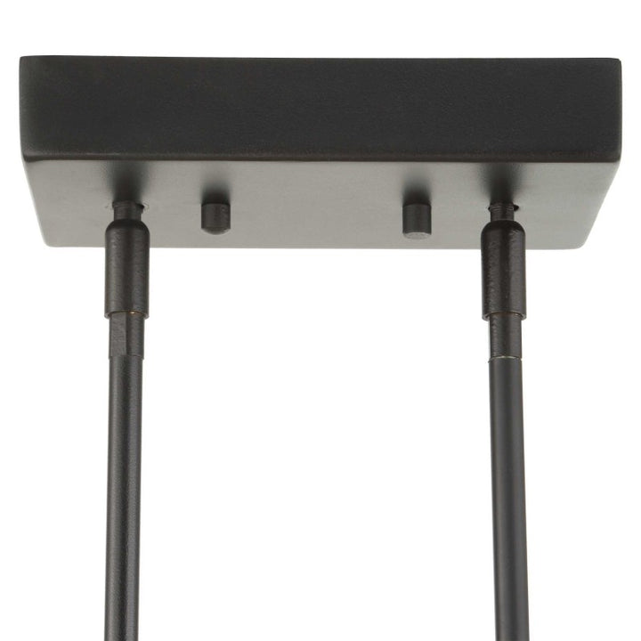 Kyoto - 4 Light Linear LED Chandelier - Black