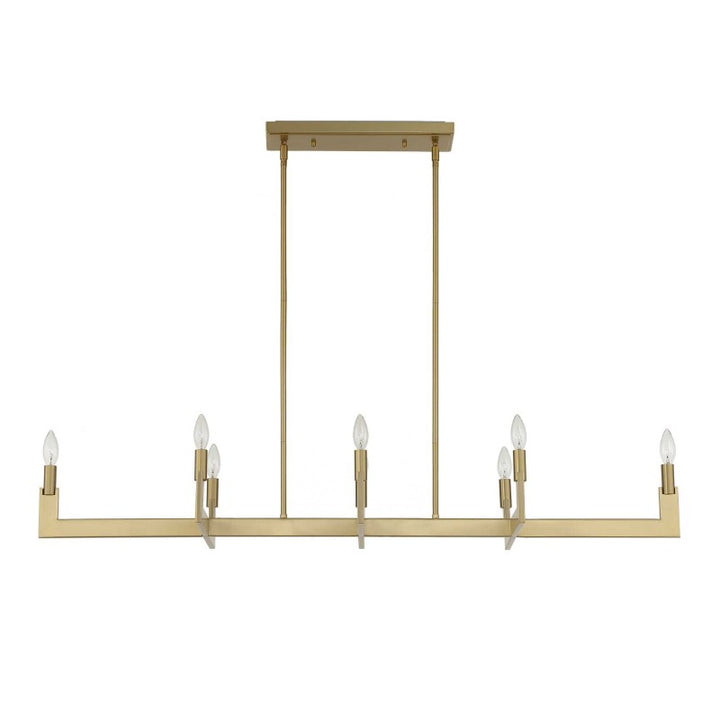 Cordoba - 8 Light Linear Chandelier - Gold