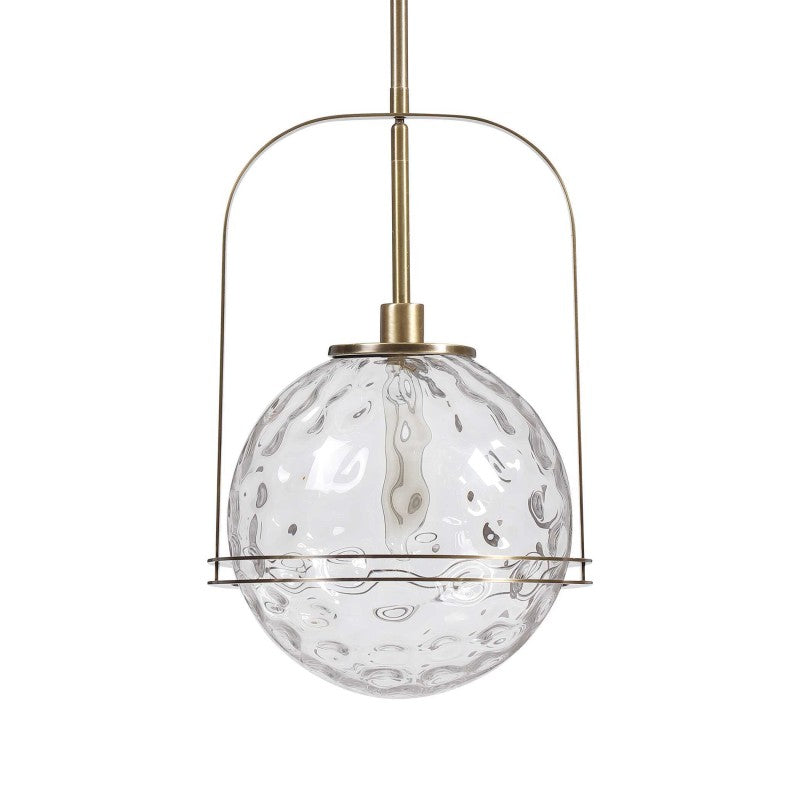 Mimas - 1 Light Globe Pendant - Gold