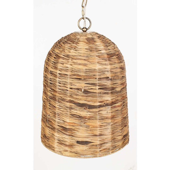 Rotorua - 1 Light Sea Grass Pendant - Light Brown