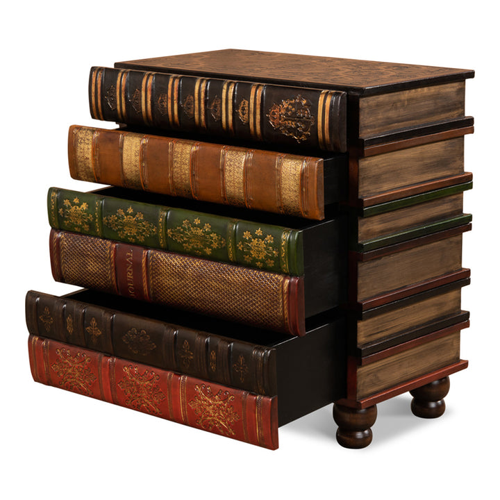Florentine Books Chairside Chest