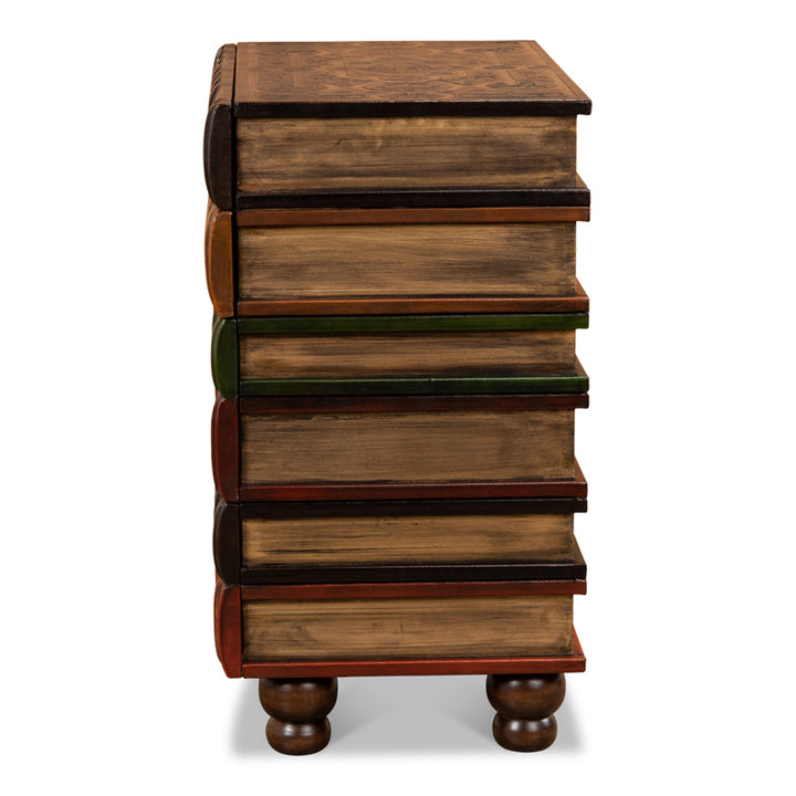 Florentine Books Chairside Chest