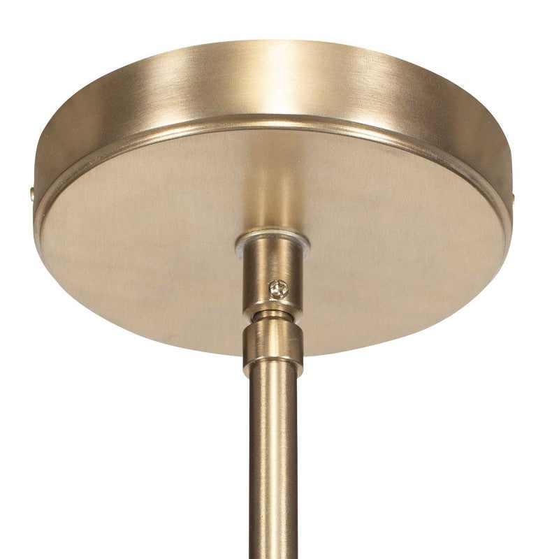 Hestia - 1 Light Natural Rope Pendant - Light Brown
