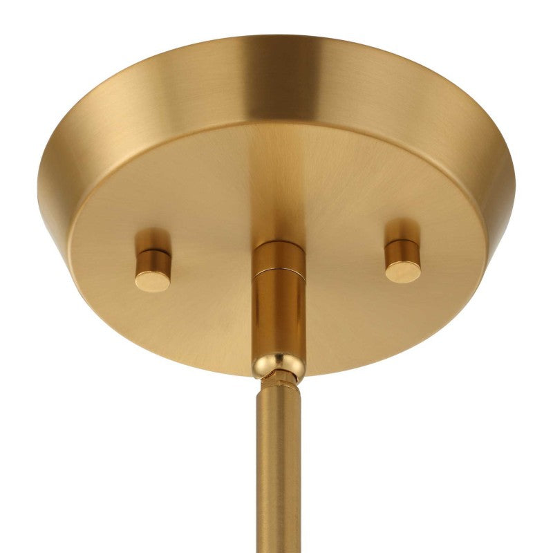 Harness - 1 Light Shade Pendant - White / Gold