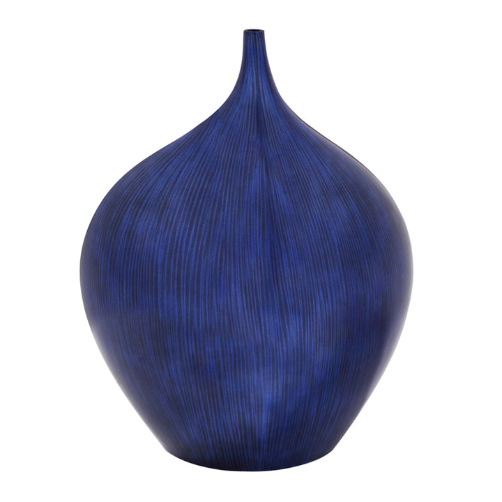 The Cobalt Wood Vase