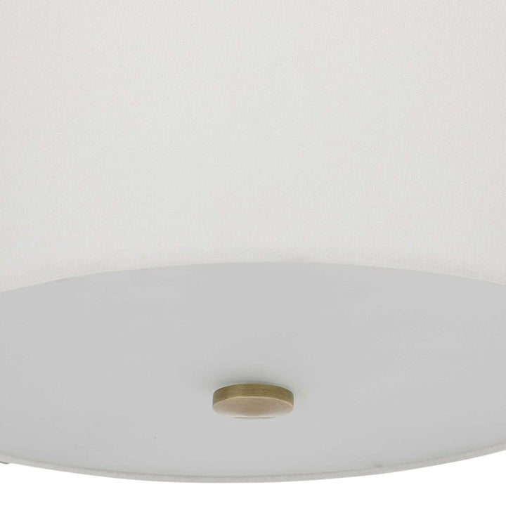 Colfax - 3 Light Semi Flush - Brass