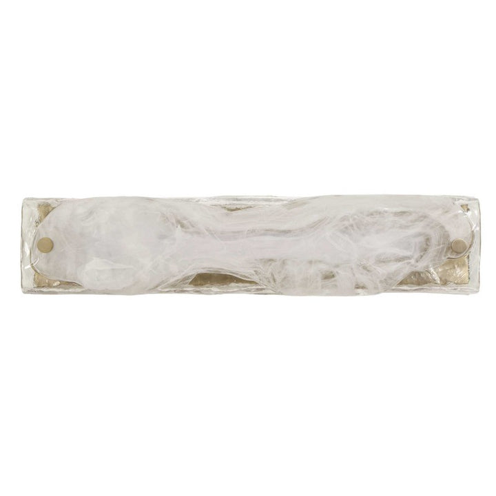 Taffy - 1 Light LED Swirl Glass Sconce - White