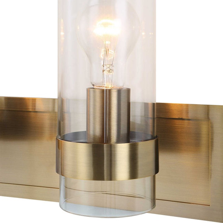 Cardiff - 3 Light Vanity - Antique Brass