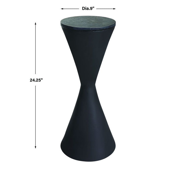 Time's Up - Hourglass Shaped Drink Table
