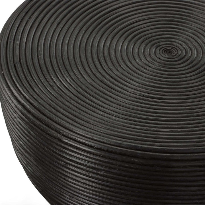 Bongo - Black Rattan Side Table