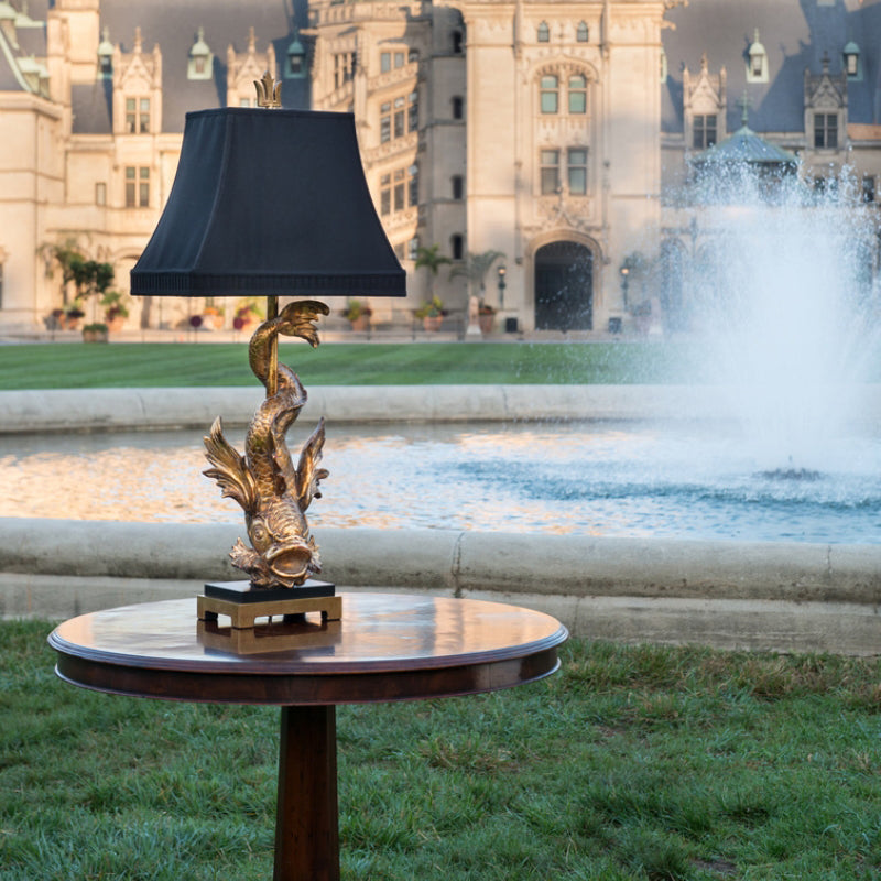 Imperial Dragon Lamp - Gold