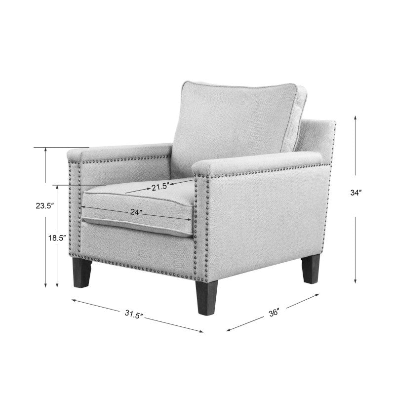 Charlotta - Accent Chair - Sea Mist