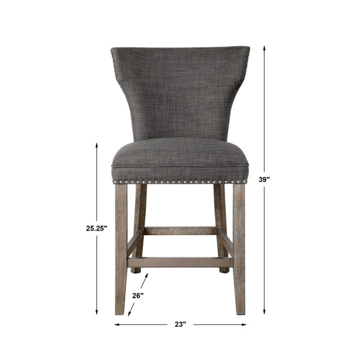 Arnaud - Counter Stool - Charcoal