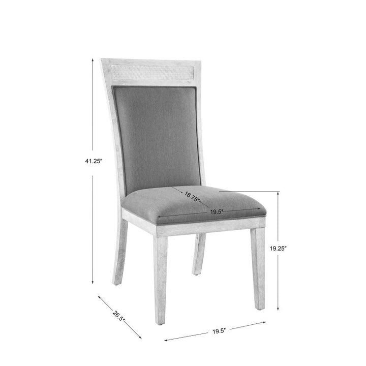 Encore - Armless Chair - Dark Gray