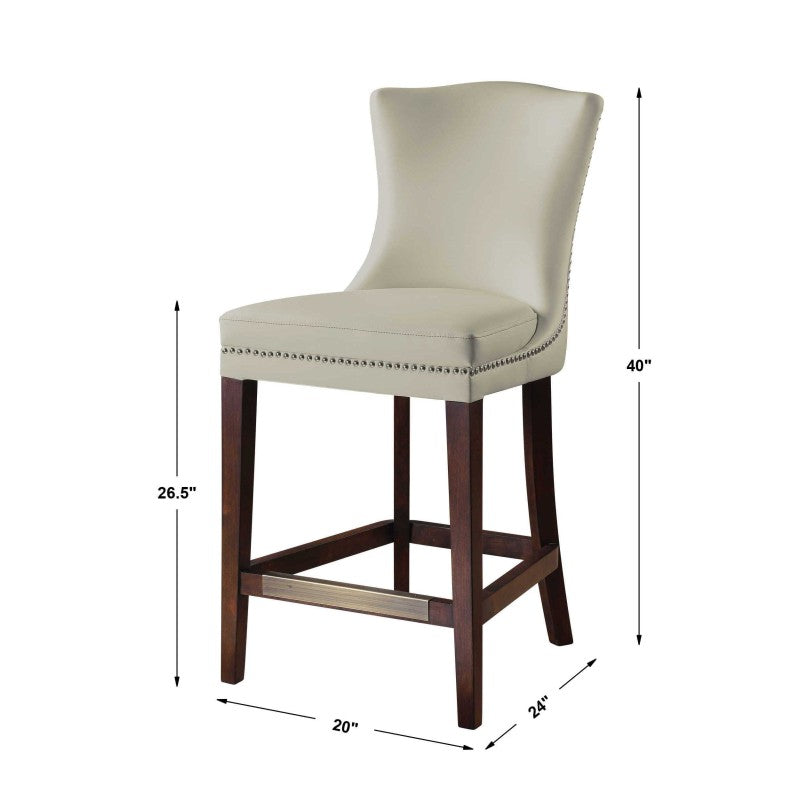 Dariela - Counter Stool - White