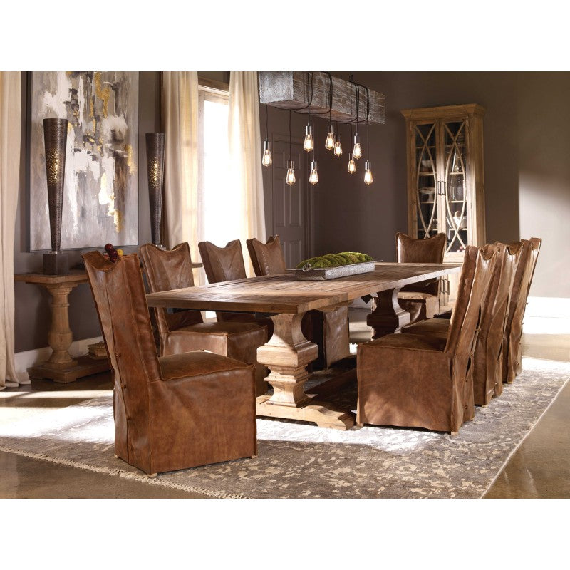 Delroy - Armless Chairs (Set of 2) - Cognac