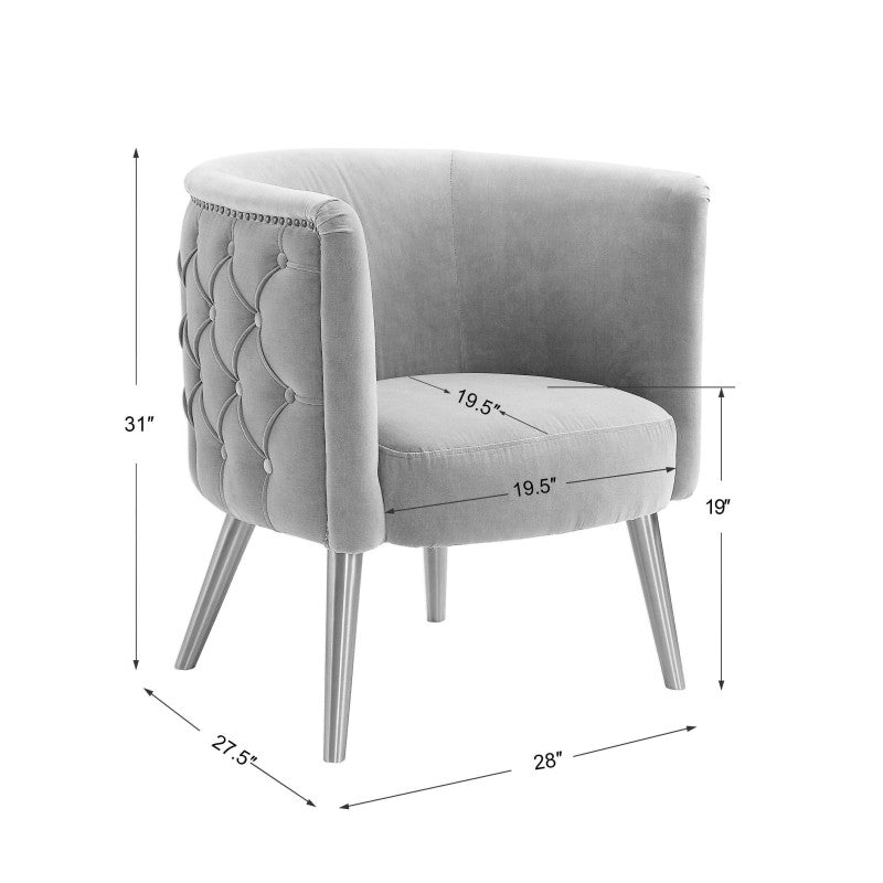 Haider - Accent Chair - Gray