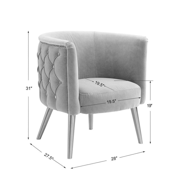 Haider - Accent Chair - Gray