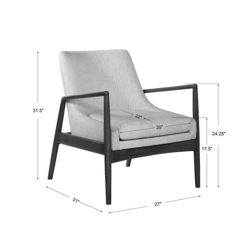 Bev - Accent Chair - White