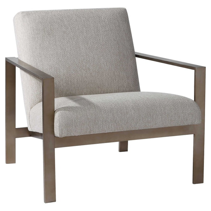 Wills - Contemporary Accent Chair - Beige