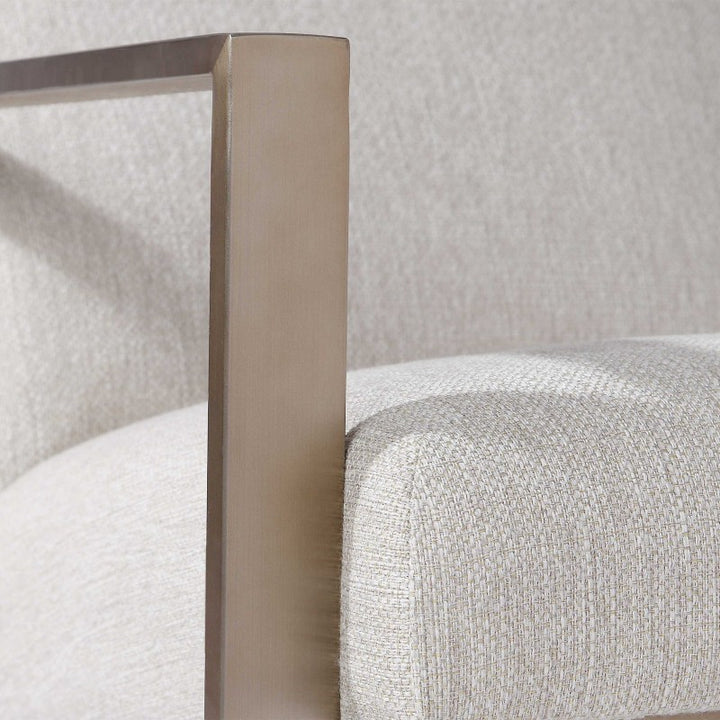 Wills - Contemporary Accent Chair - Beige