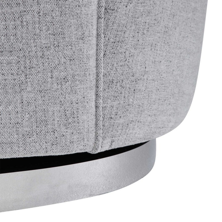 Hobart - Casual Swivel Chair - Gray
