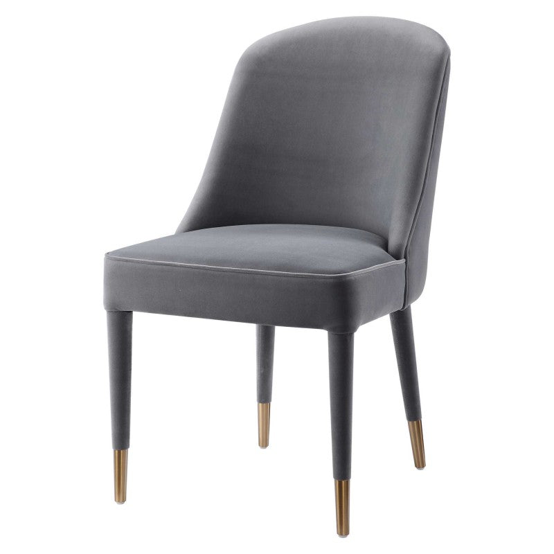 Brie - Armless Chair (Set of 2) - Gray