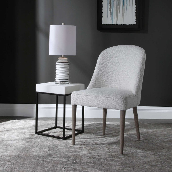 Brie - Armless Chair (Set of 2) - White
