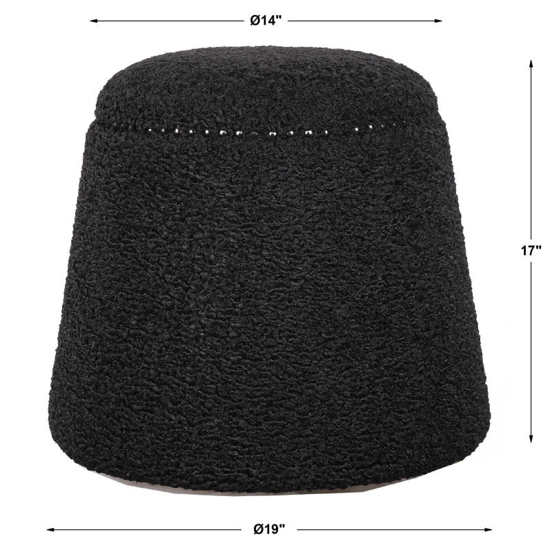 Gumdrop - Ottoman - Black