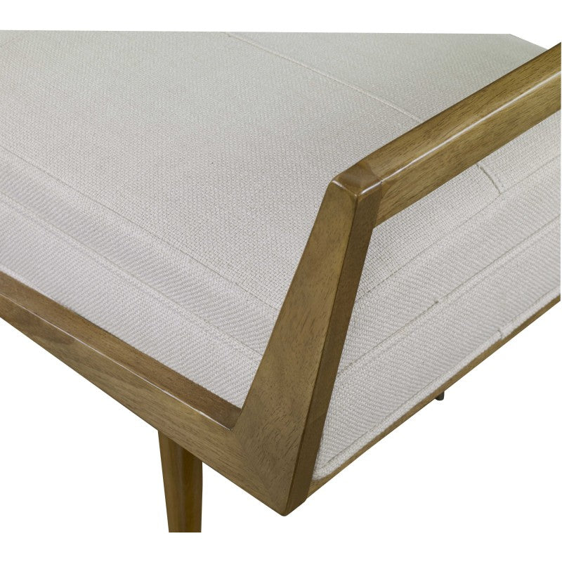 Waylon - Modern Bench - Ivory