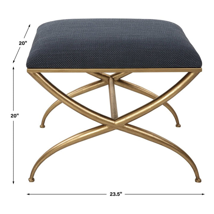 Crossing - Small Bench - Navy