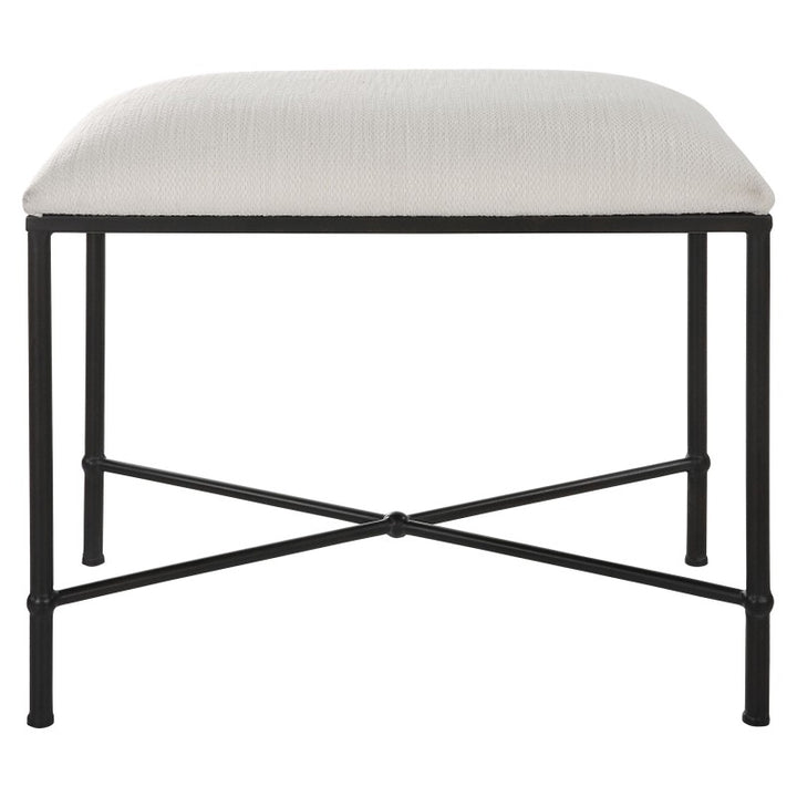 Avenham - Small Framed Bench - Black