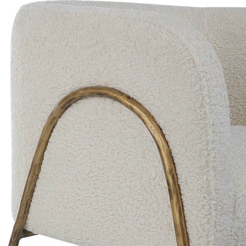 Jacobsen - Shearling Accent Chair - Off White