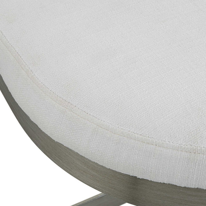 Ivanna - Backless Counter Stool - Silver