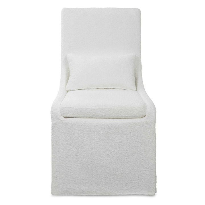 Coley - Armless Chair - White