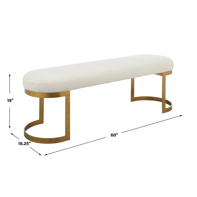 Infinity - Gold Bench