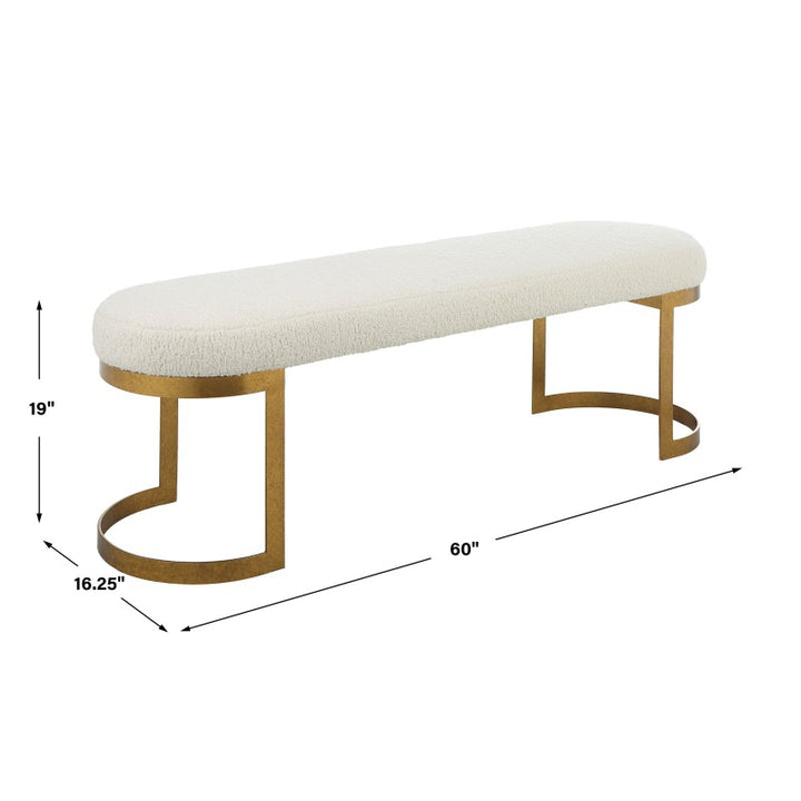 Infinity - Gold Bench