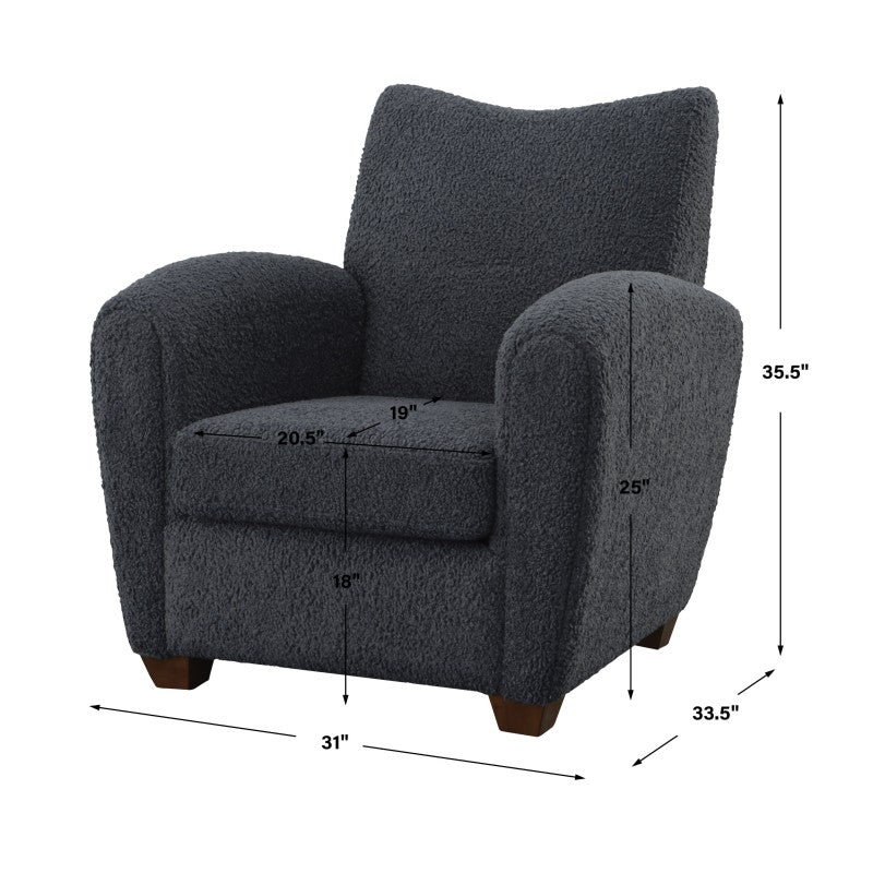 Teddy - Slate Accent Chair
