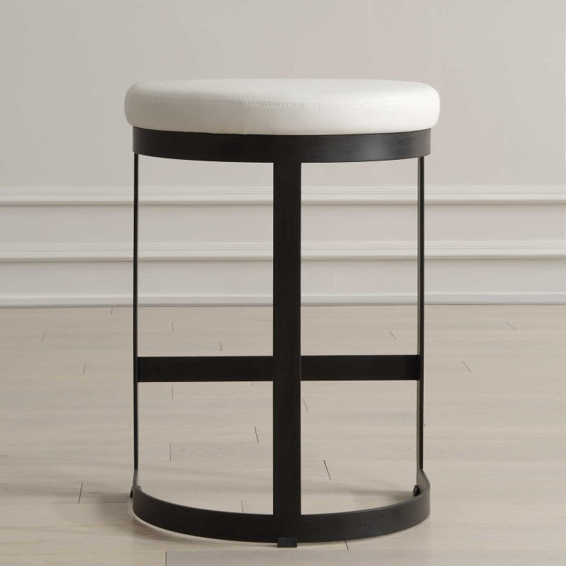 Ivanna -  Counter Stool - White