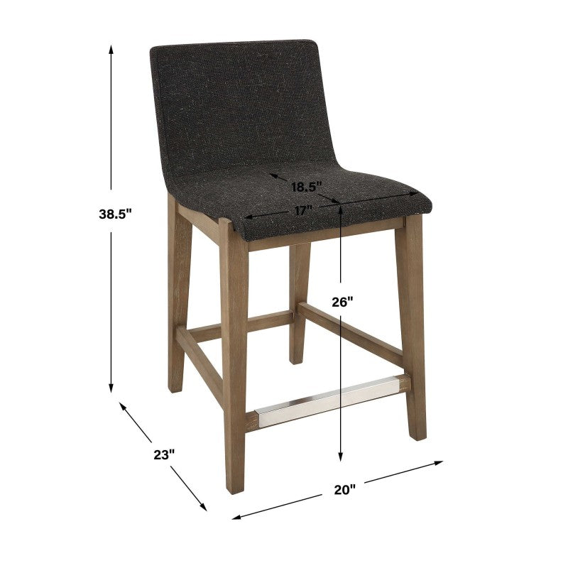 Klemens - Counter Stool - Chocolate